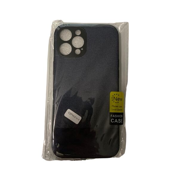 iPhone 12 pro max Phone Case Hard Dark Blue - Picture 1 of 1